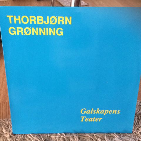 Thorbjørn Grønning  – Galskapens Teater - 1989 - orginal lp  Norsk elektro