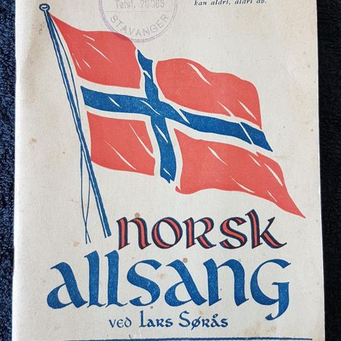 Norsk Allsang ved Lars Sørås (1947)