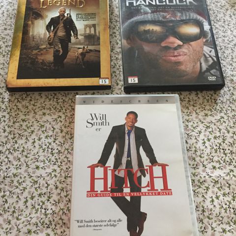 DVD’er med Will Smith - I am Legend, Hancock & Hitch