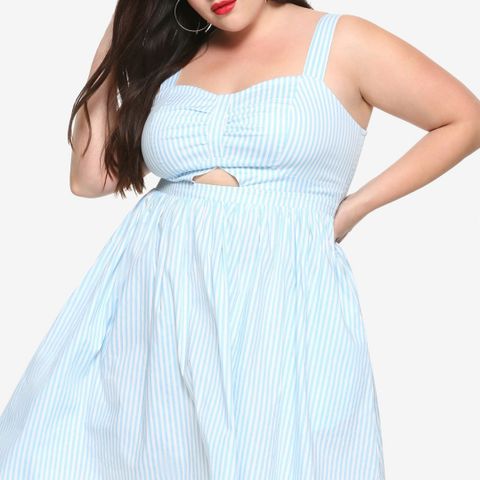 Retro plus size sommerkjole str 4XL