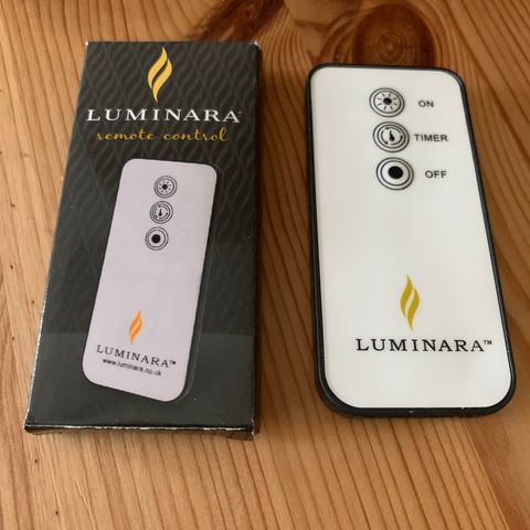 Fjernkontroll til Luminara Led Vokslys og Telys.  Remote Control.