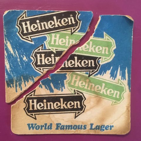 Ølbrikke Heineken sjelden vintage