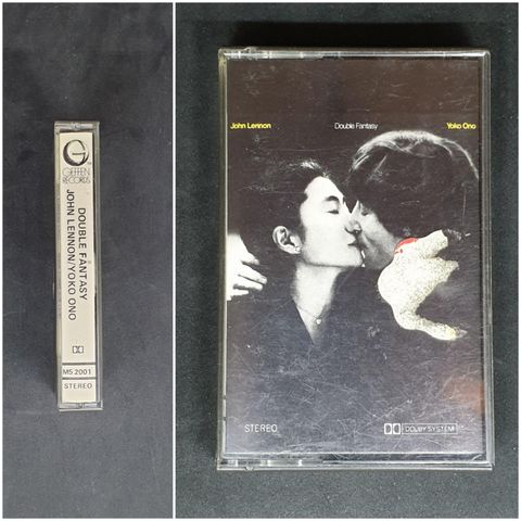 VINTAGE KASSET MED JOHN LENNON/YOKO ONO DOUBLE FANTASY 