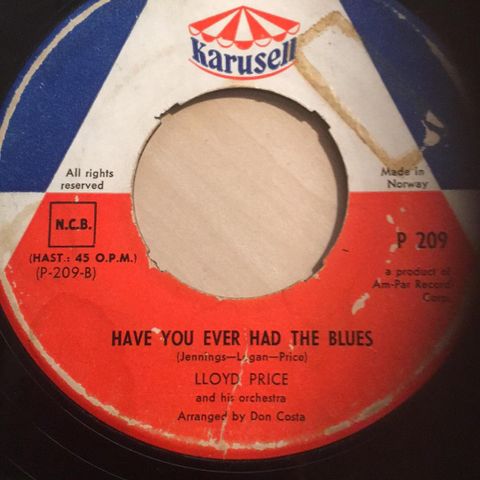 LLoyd Price  - Personality/Have you ever had the blues ( 1959)