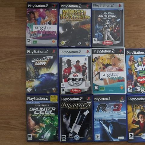 Playstation 2 spill (3 stk gjenstår)