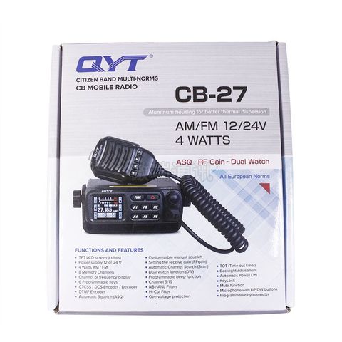 CB-27, Ny CB Radio 12 og 24volt, Bobilradioen