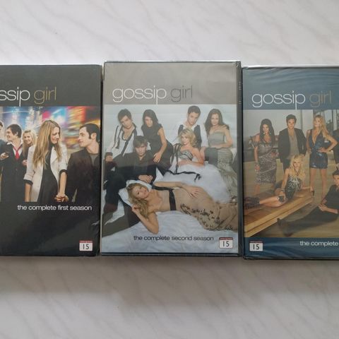 Gossip Girl - sesong 1-3 (DVD, i plast)