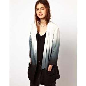 Oversized blazer /Jakke hvit / grå / svart