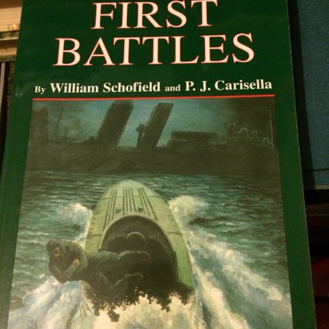 Frogmen first battles av William Schofield til salgs.