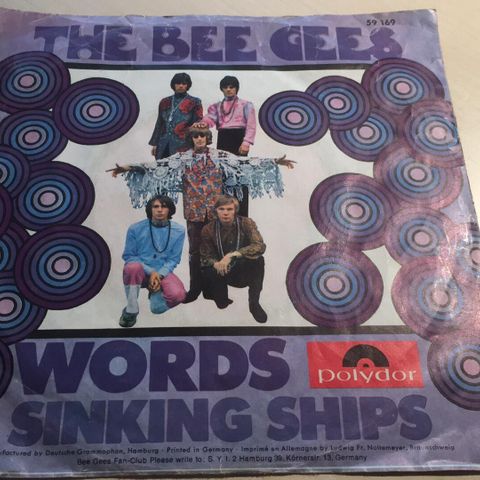 The Bee Gees - Words / Sinking Ships (1968)