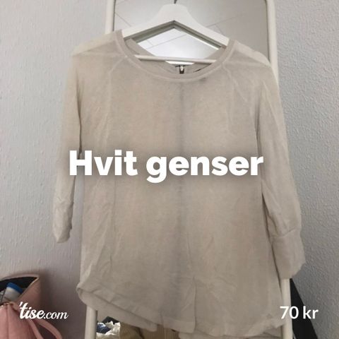 Hvit genser