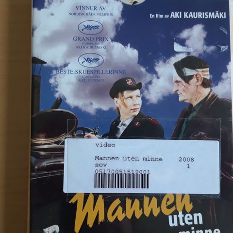 Mannen uten minne DVD