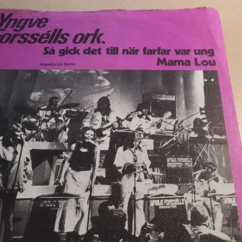 Yngve Forssélls Ork - Så Gick Det Till När Farfar Var Ung (1973)