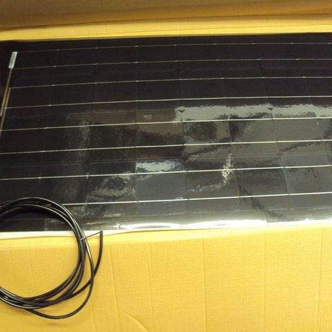 100W fleksibelt "Black" Sunel supertynt solcellepanel