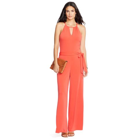 Ny korallfarget Ralph Lauren jumpsuit  L (nypris 1849 kr)