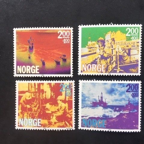 Norge  1985  Oljevirksomhet  NK 978 - 981  Postfrisk
