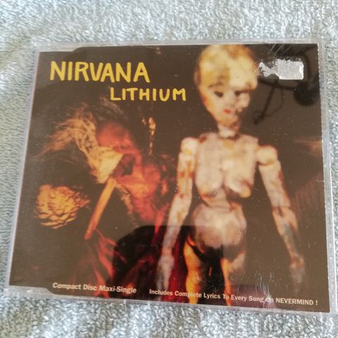 Nirvana lithium cd singel