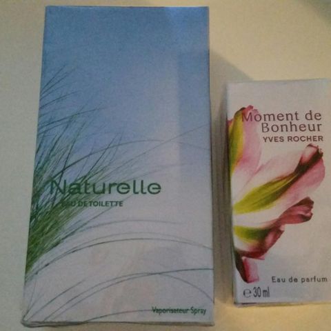 Moment De Bonheur(30ml)og Naturelle(75ml)