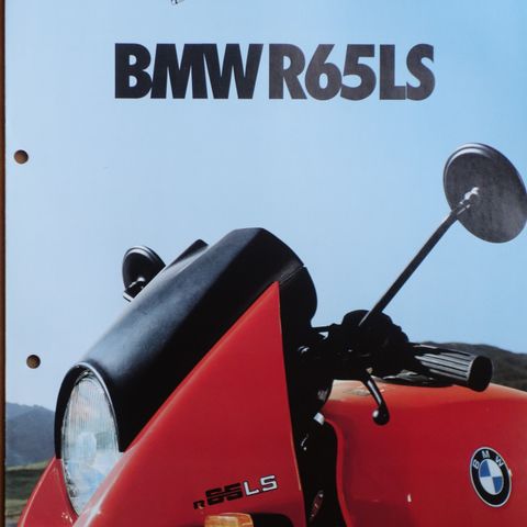 BMW R65LS 1981 brosjyre