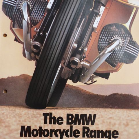 BMW MC brosjyre alle modeller 1979