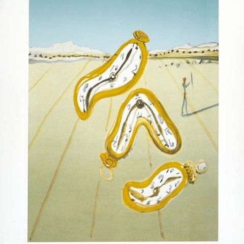Salvador Dali - Dance of time, litografi