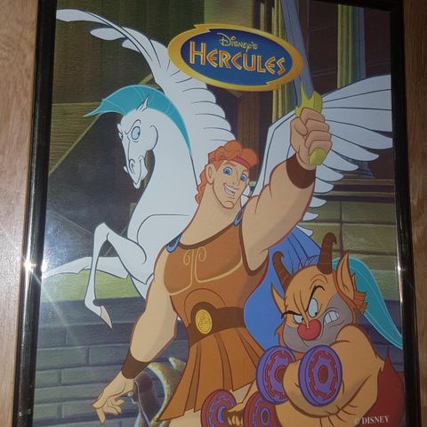 Disney Hercules ramme poster selges!!