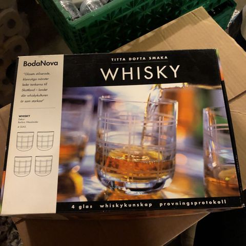 Boda Nova Design whiskyglass selges! whisky whiskey