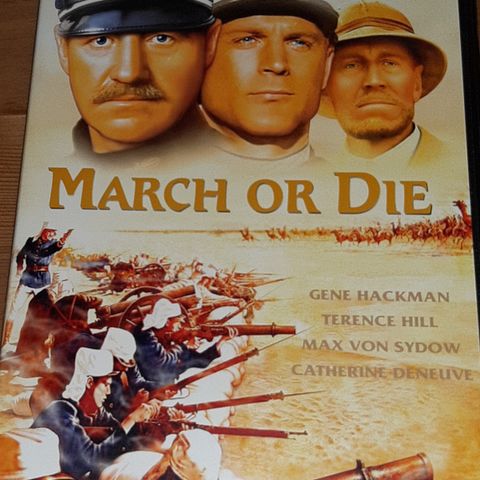 March Or Die(DVD)norsk tekst