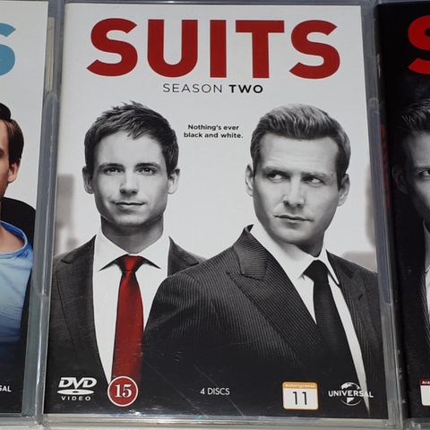 12 DVD.SUITS SEASON 1,2 & 3.