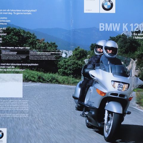 BMW K 1200 LT  08/2002 brosjyre