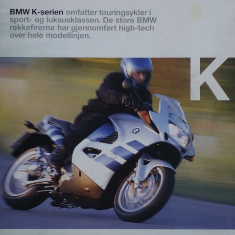 BMW MC K serien 1999 brosjyre