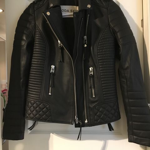 Boda skins jakke Michael quilted biker str XS selges