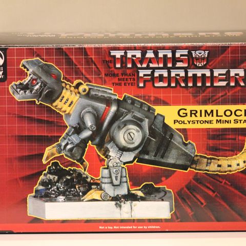 Palisades Transformers Grimlock Polystone Mini Statue