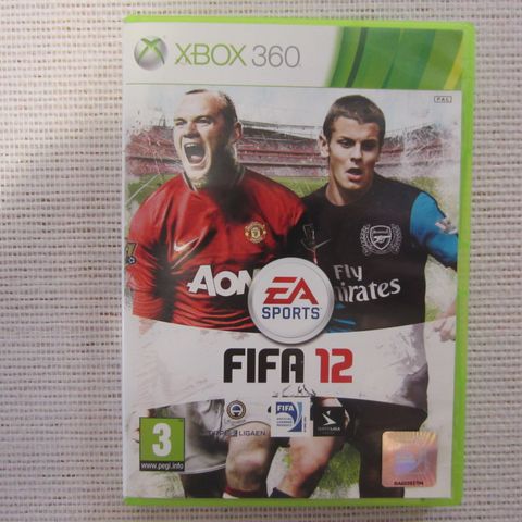 Xbox 360 FIFA 12 - Spill fra 3år i Top Tilstand