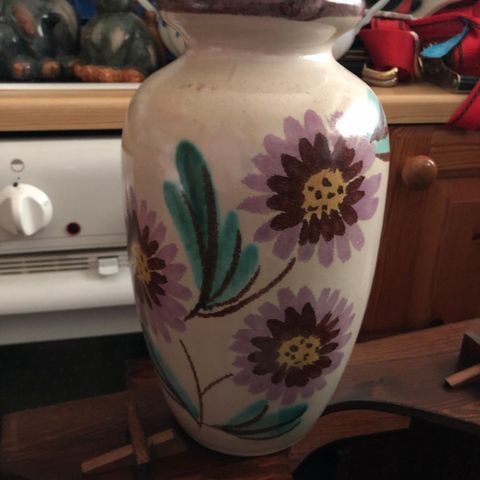 Krakerøy keramikk vase