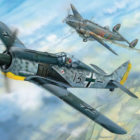 HobbyBoss Stort modellbyggesett 1/18 Focke-Wulf FW190 A-5