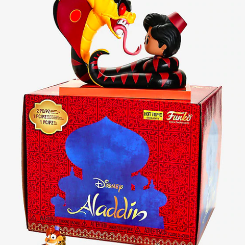 Funko Disney Treasures Aladdin Box (Incl. Jafar as Serpent) | Excl. to Hot Topic