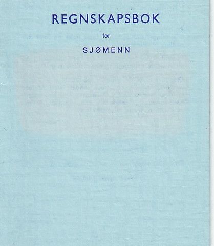 HEFTE Regnskapsbok for Sjømenn fra 1950-60 tallet