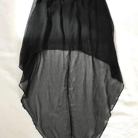 Brandy Melville svart chiffon skjørt S