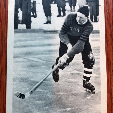 Frode Follvar Stabæk IF Bandy Norsk samlekort fra 1958