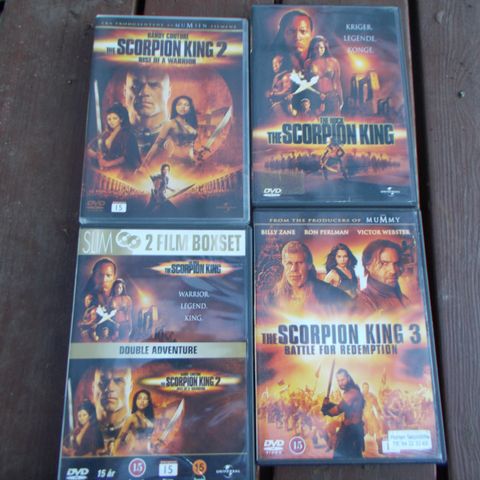 DVD The Scorpion King.       Norske tekster