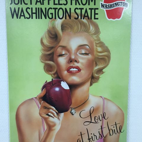 Marilyn Monroe reklame plakat .