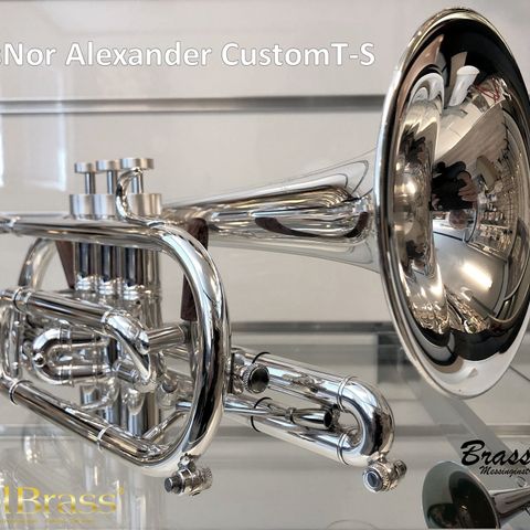 BrassNor Alexander CustomT Bb kornett - Sølv