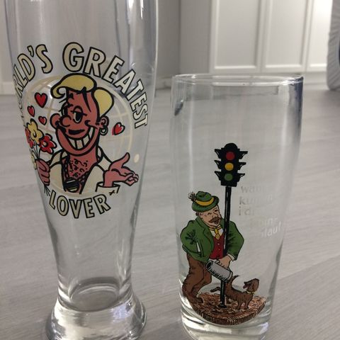 2 ølglass