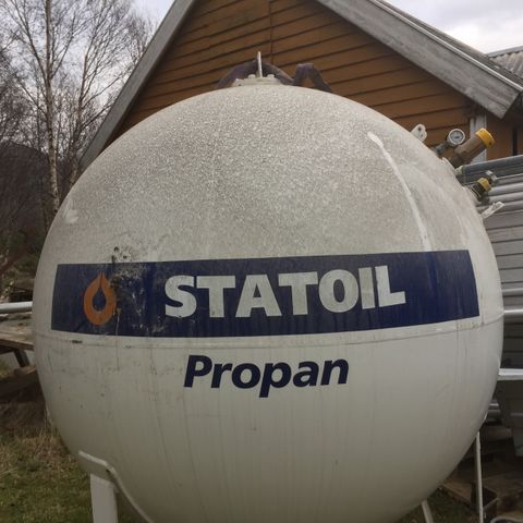 Gasstank 2500 liter propan.