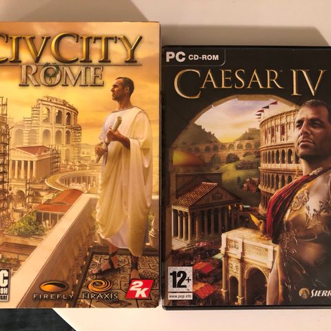 Strategi-spill til PC - CivCity og Caesar