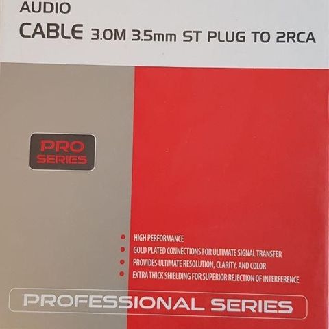 Audio kabel professionel serie