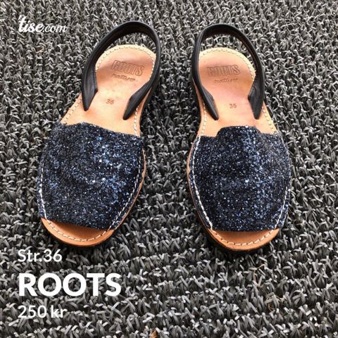 Roots nature sandaler, str. 36