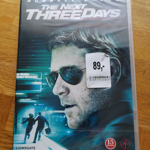 The Next Three Days (DVD, i plast)