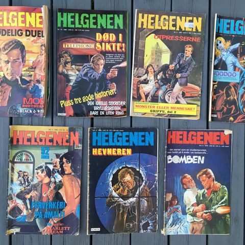 Helgenen - 7 blader -  1979-1980, 1982, 1984-1985